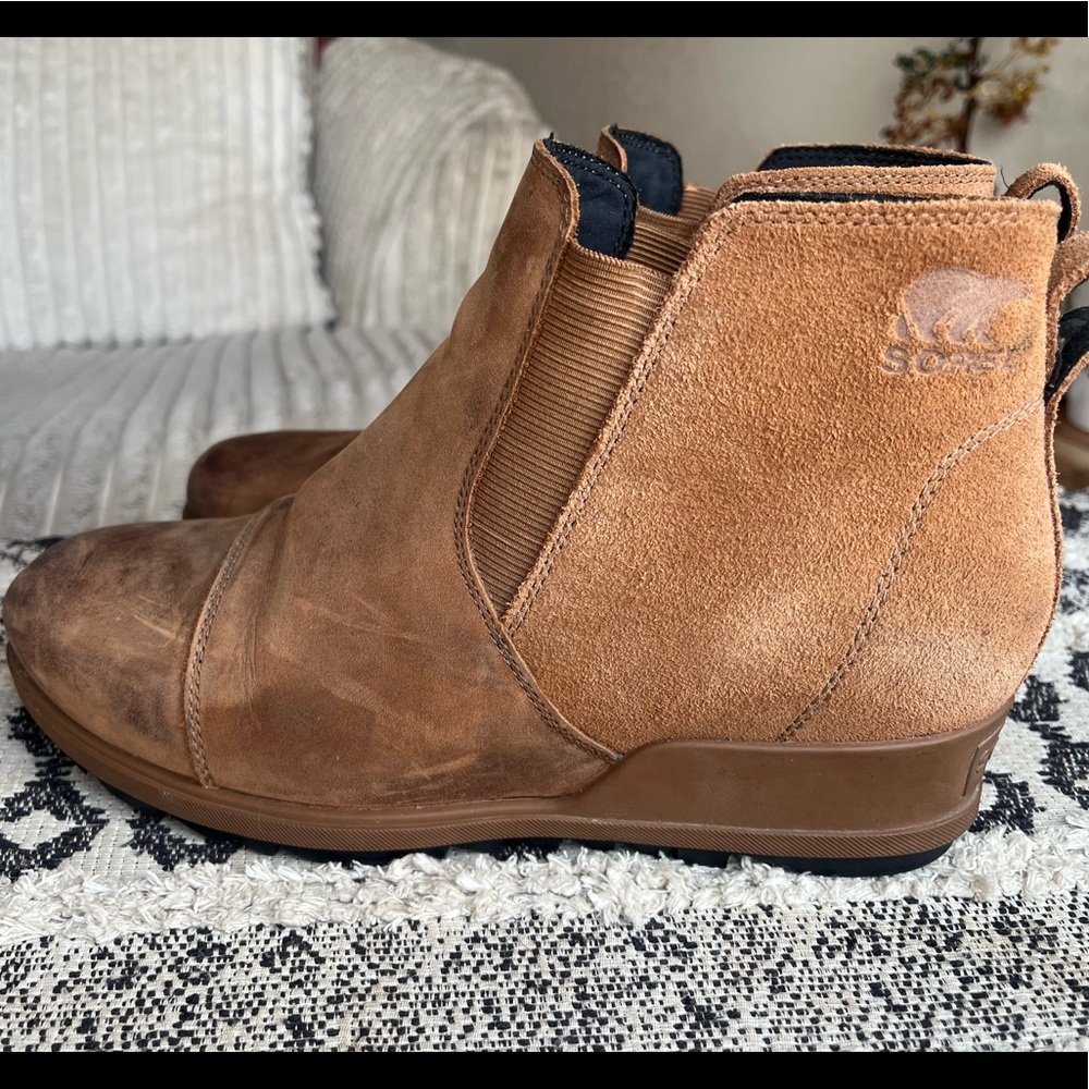 Sorel Boots Evie Il Chelsea Ankle Boot Leather